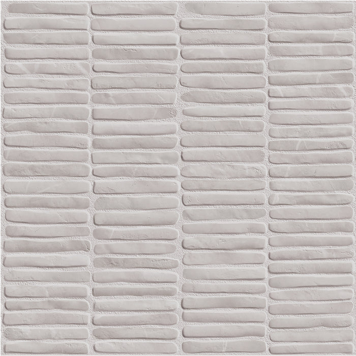 Bedrosians - Node 16 in. x 48 in. Matte Ceramic Wall Tile - Snow