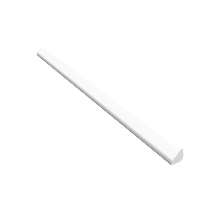 Lungarno - Back to Basics 0.5" x 10" Tile Trim - Glossy Bianco