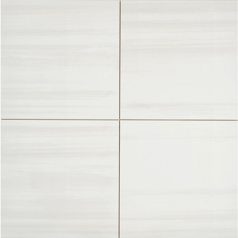 Arizona Tile - Themar Series - 24&quot; x 24&quot; Rectified Polished Porcelain Tile - Bianco Lasa