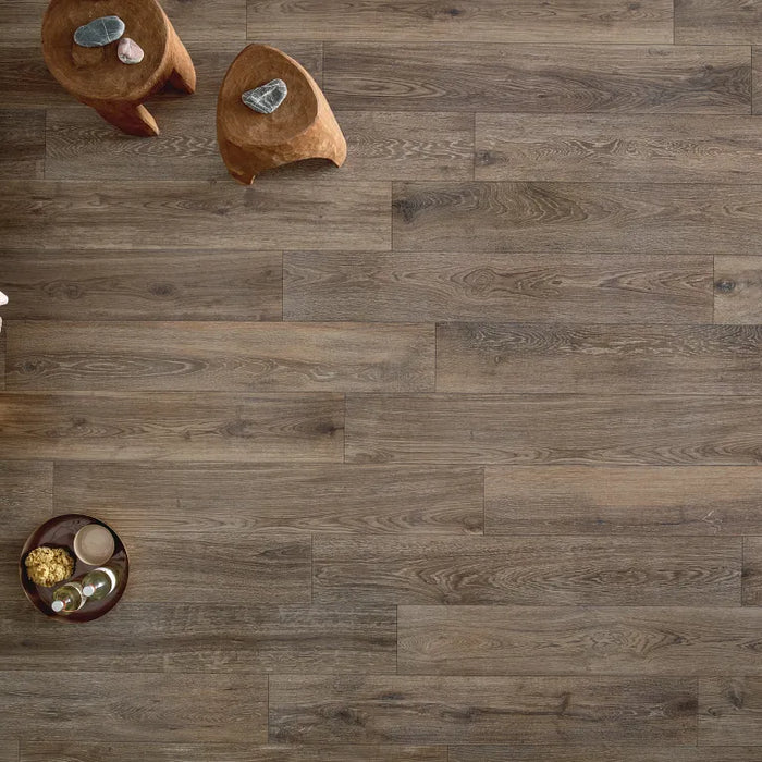 Arizona Tile - Bio Attitude 8" x 48" Rectified Porcelain Tile - Cortex floor installation