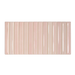 Arizona Tile - Flash Bars 5x10 Glossy Ceramic Mosaic - Blush