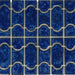 Tesoro - Botanical Collection - Porcelain Mosaic - Lake Blue