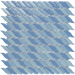 Tesoro - Bowline Collection - Glass Mosaic - Blue Atoll