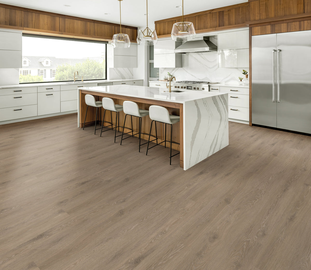 Floors 2000 - Brentwood Collection 8 in. x 60 in. Laminate Plank - Beachwood floor installation