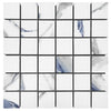 See Floors 2000 - Calacatta Aqua 2 in. x 2 in. Polished Porcelain Mosaic - Aqua