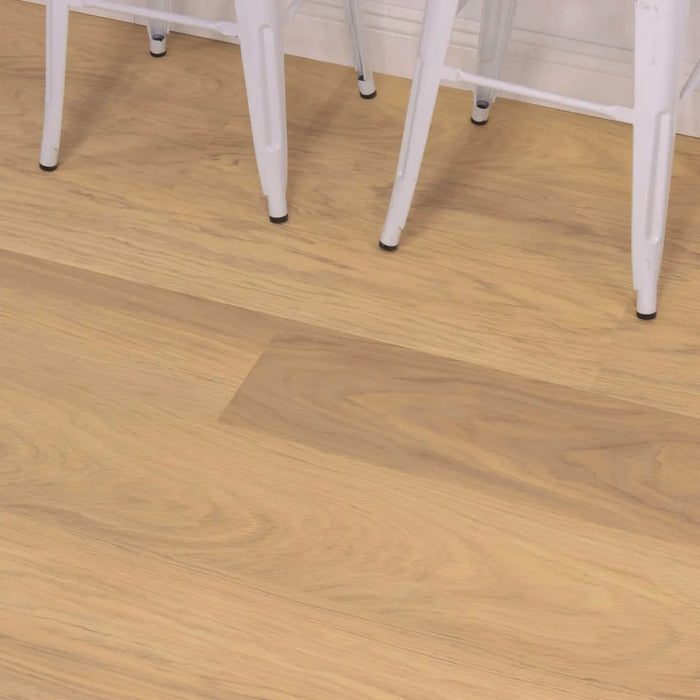 CALI Floors - Santa Cruz Collection - 9.5 in. x 72 in. Laminate Flooring - Amber Retreat Installed
