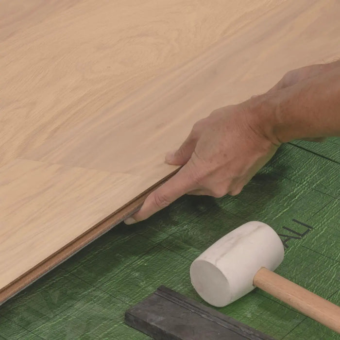 CALI Floors - Santa Cruz Collection - 9.5 in. x 72 in. Laminate Flooring - Buff Install