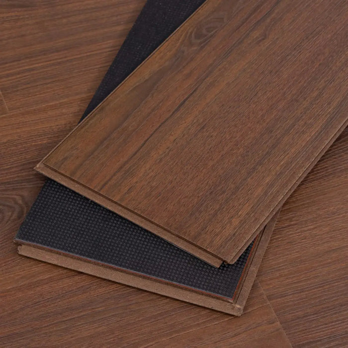 CALI Floors - Santa Cruz Collection - 9.5 in. x 72 in. Laminate Flooring - Old Mission Umber