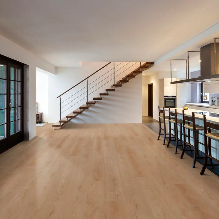 CALI Floors - Santa Cruz Collection - 9.5 in. x 72 in. Laminate Flooring - Belmont Bluffs Room Scene