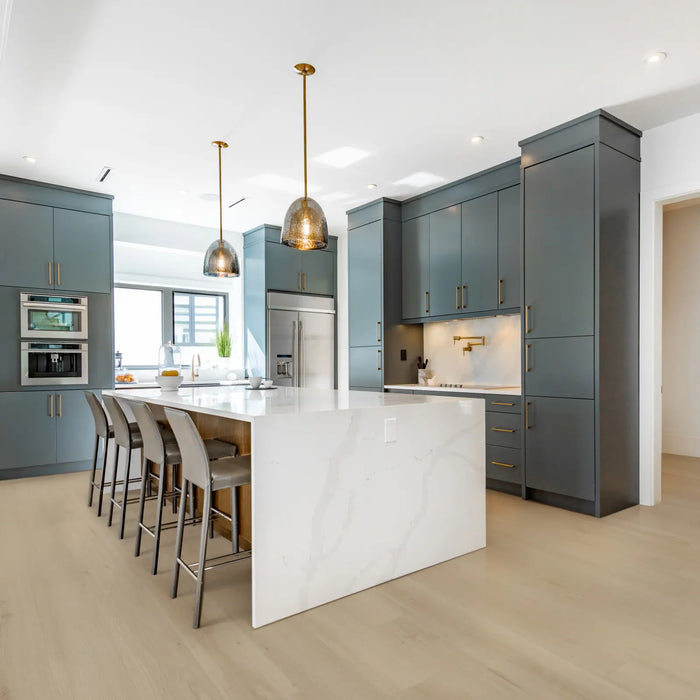 CALI Floors - High Tide Vinyl Flooring - Rockaway Oak Kitchen Install
