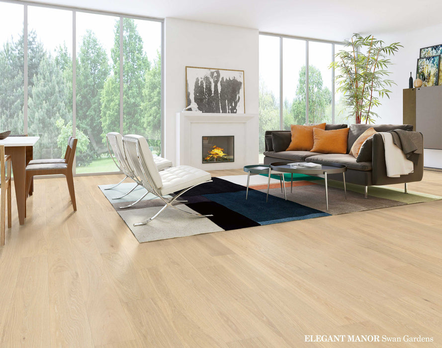 Chesapeake Flooring - Elegant Manor Collection - 7 1/2 in. Engineered Hardwood - Swan Gardens Room Scene