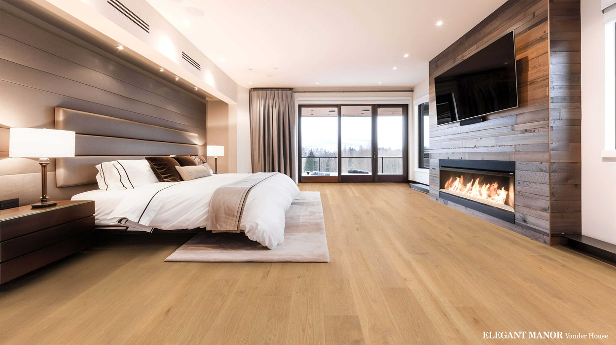Chesapeake Flooring - Elegant Manor Collection - 7 1/2 in. Engineered Hardwood - Vander House Room scene