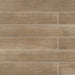 Bedrosians - Antique 8 in. x 48 in. Wood Look Matte Porcelain Tile - Clay