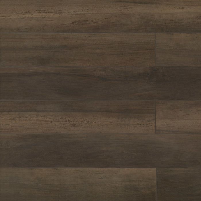 Bedrosians - Antique 8 in. x 48 in. Wood Look Matte Porcelain Tile - Wenge