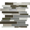 See Daltile - Crystal Shores - Random Linear - Emerald Isle