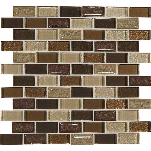 Daltile - Crystal Shores - 1 in. x 2 in. - Copper Coast