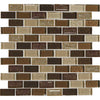 See Daltile - Crystal Shores - 1 in. x 2 in. - Copper Coast