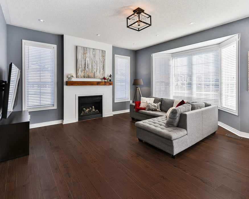 LW Flooring - Sonoma Valley - 3" & 7.5" x 82 5/8" RL - Engineered Hardwood - Cabernet Room Scene