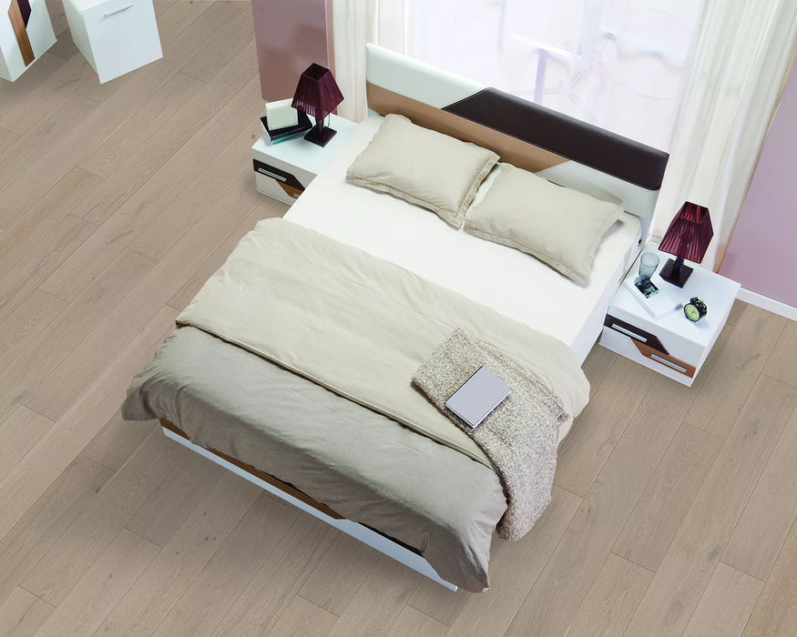 LW Flooring - Paradise Island - 10 1/4" x 86 5/8" RL - Engineered Hardwood - Caicos Bedroom Install