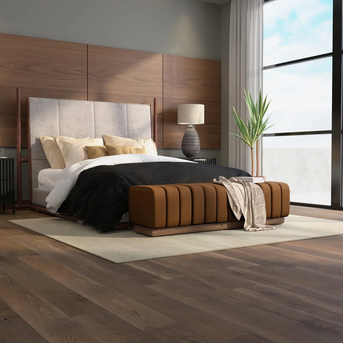 CALI Floors - Barrel Engineered Hardwood - Cellar Door Bedroom Install