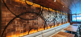 DuChateau - Celestio Legno - Cobble Wall Coverings - Installed