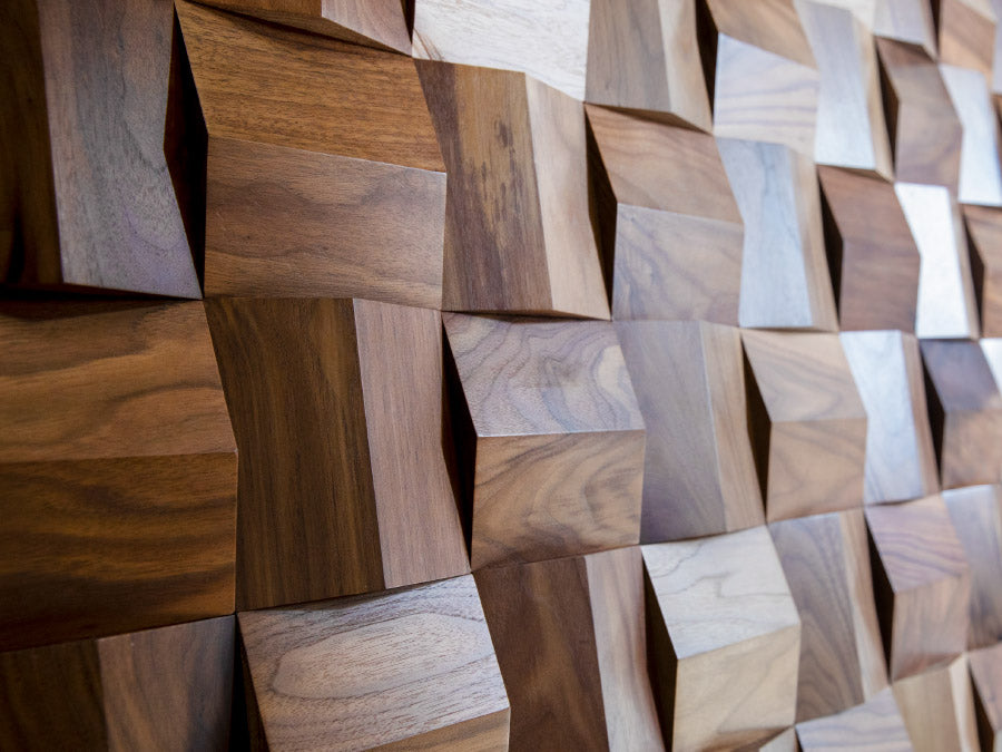 DuChateau - Celestio Legno - Toun Wall Coverings - American Walnut Installed