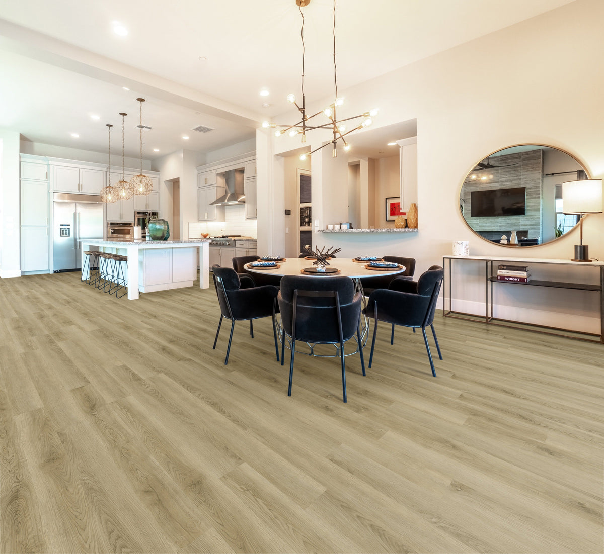 Floors 2000 - Century Collection 4 in. x 48 in. Luxury Vinyl - Summer Oak floor installation