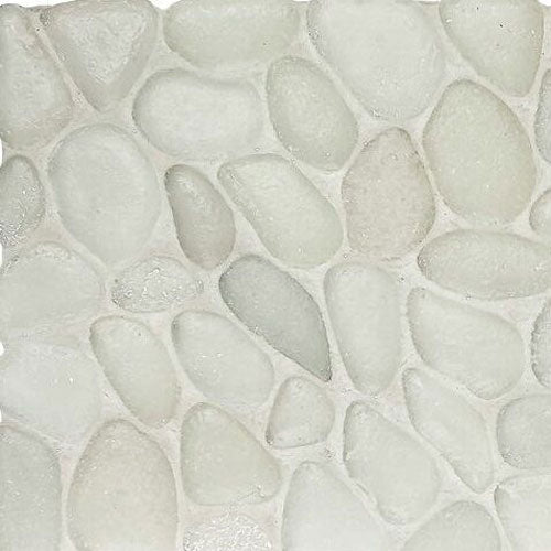 Ceramica - Liquid Rocks - Glass Wall Tile - Glacier White