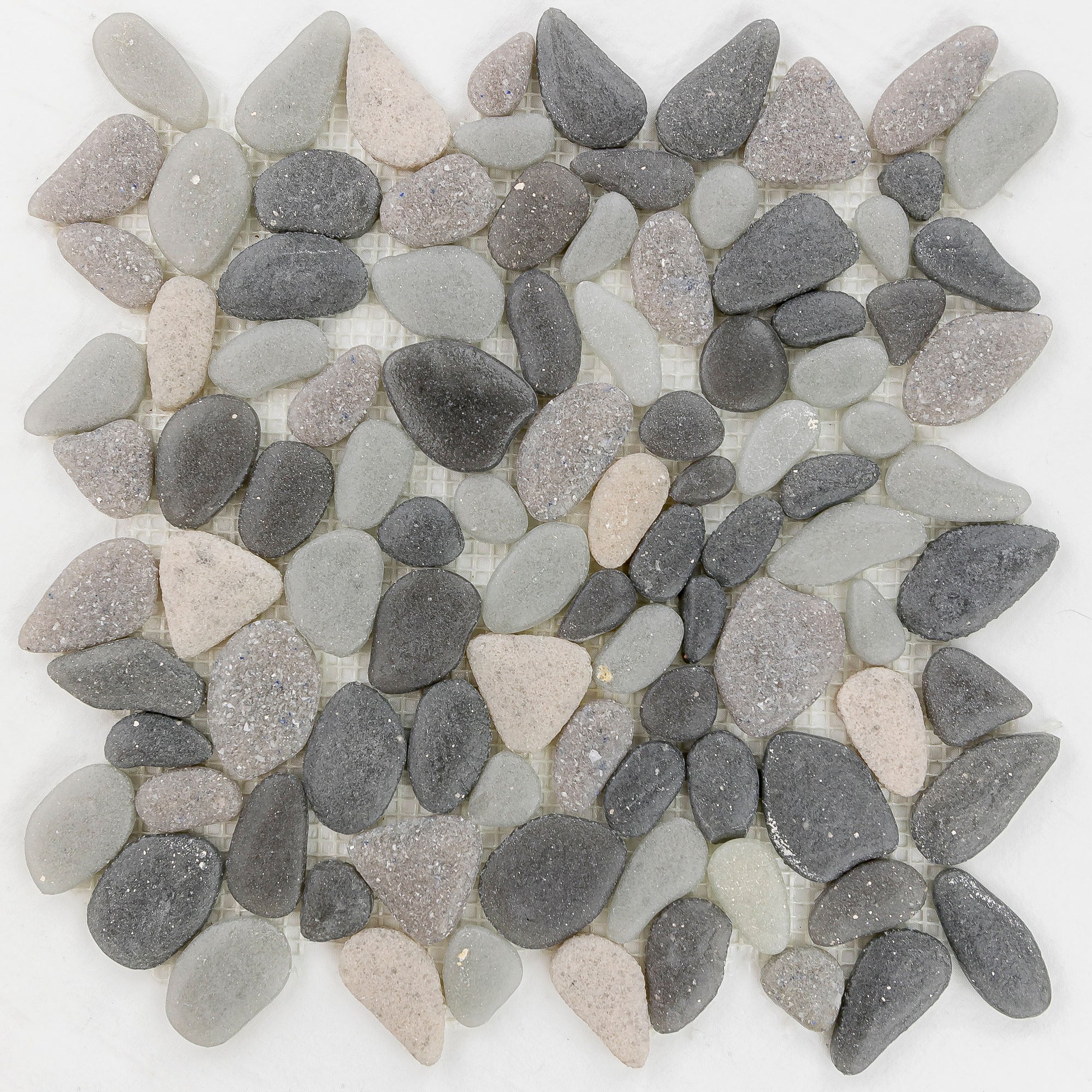 Ceramica - Liquid Rocks - Glass Wall Tile - Pebble Beach