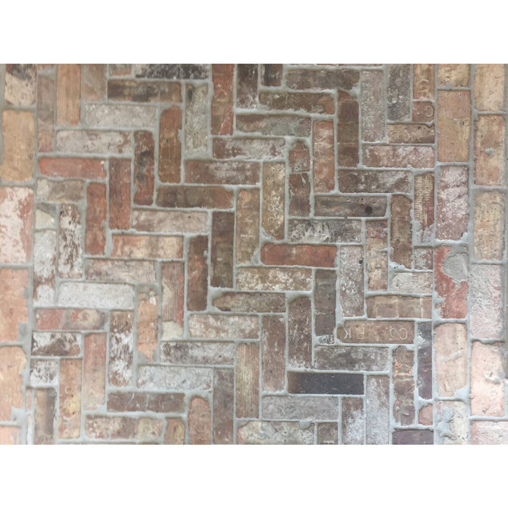 Ceramica - Town And Country - 2 in. x 8 in. Brick Tile - Downtown Floor Scene
