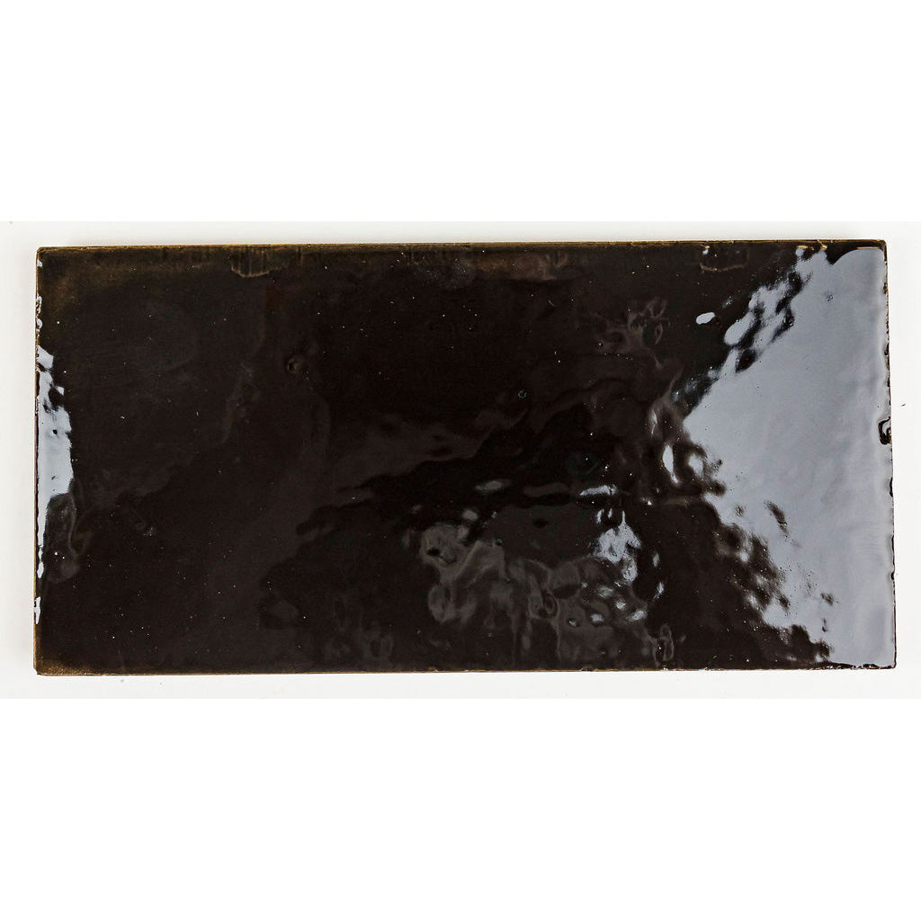 Ceramica - Urbana Ceramic Tile 4 in. x 8 in. - Glossy Nero