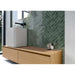 Cifre Ceramica - Lula 2" x 20" Ceramic Tile - Green Installed