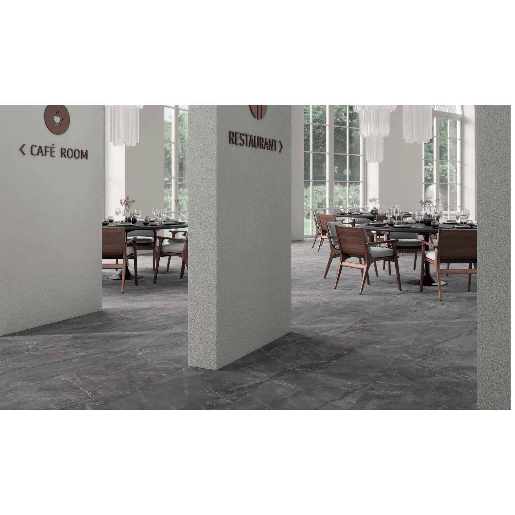 Cobsa - Sylvia Series 12 in. x 24 in. Rectified Porcelain Tile - Polished Silver