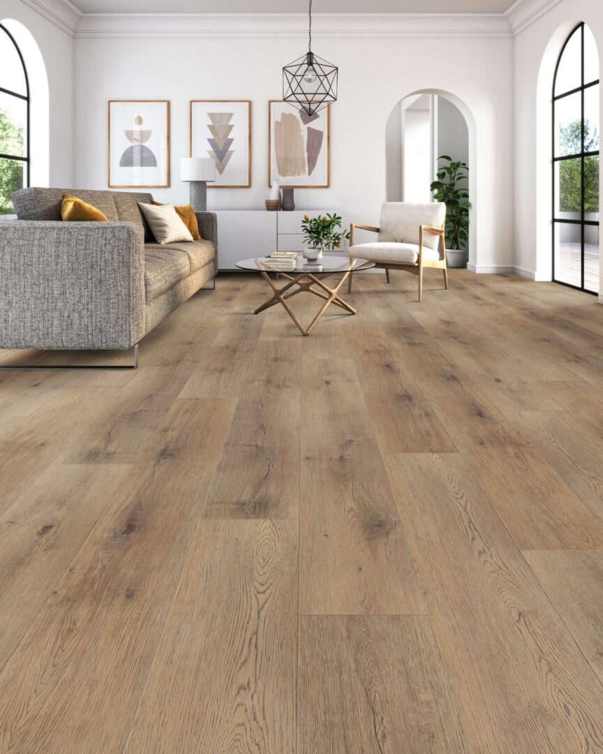 Diamond Surfaces - Titan Colossal Collection 9 in. x 71 in. Luxury Vinyl - Maximus floor installation