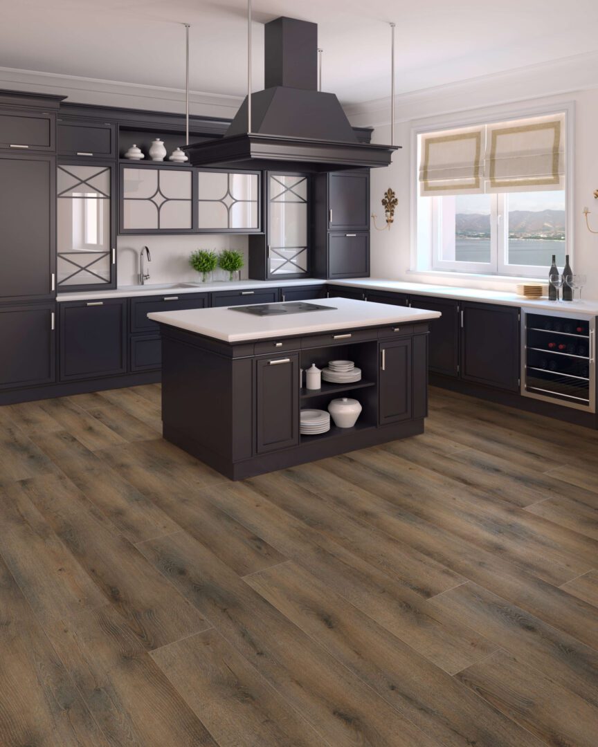 Diamond Surfaces - Titan Colossal Collection 9 in. x 71 in. Luxury Vinyl - Spartacus floor installation