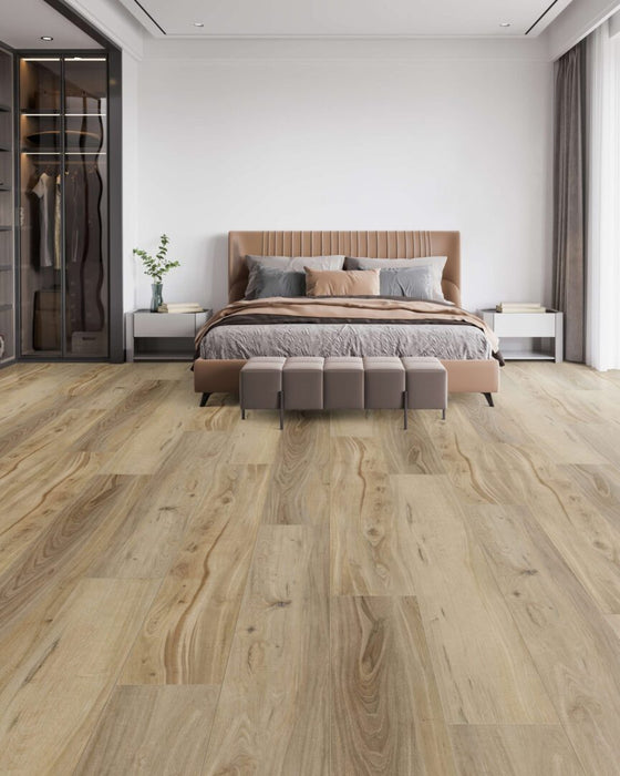 Diamond Surfaces - Titan Colossal Collection 9 in. x 71 in. Luxury Vinyl - Tigris floor installation