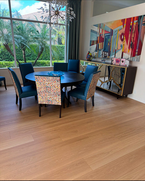 Compass Flooring - The Watershed Collection Laminate - Colorado Hickory Installed
