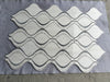 MM Tile and Stone - Dolomite, Bardiglio & Mother of Pearl Marble Polished Waterjet Mosaic