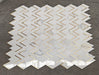 MM Tile and Stone - Statuario & Brass Arrowhead Marble Polished Waterjet Mosaic