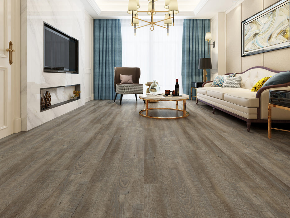Create Flooring - Glory Collection 7 in. x 48 in. SPC Core Luxury Vinyl - Pride Installed