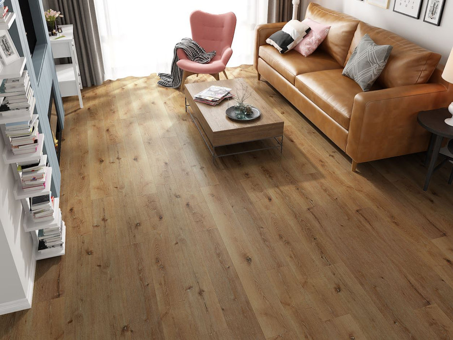 Create Flooring - Glory Collection 7 in. x 48 in. SPC Core Luxury Vinyl - Splendor Installed