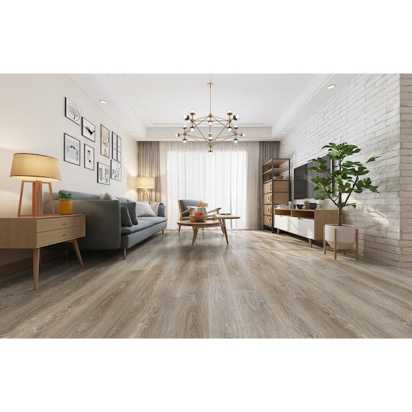 Create Flooring - Grand Valley II 7 in. x 60 in. SPC Core Luxury Vinyl - Sintra Oak