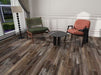 Create Flooring - Oakhaven Collection 9 in. x 60 in. WPC LVP - Barnwood Room Scene