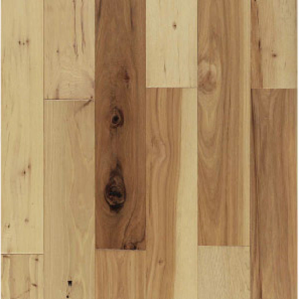 Create Flooring - Saginaw - 4 3/4 in. Hickory Solid Hardwood - Natural