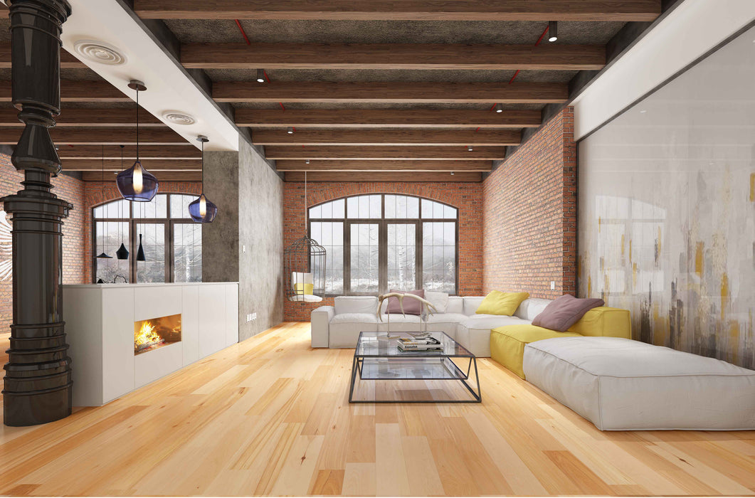 Create Flooring - Sonoma - 4 3/4 in. Birch Solid Hardwood - Natural Room Scene