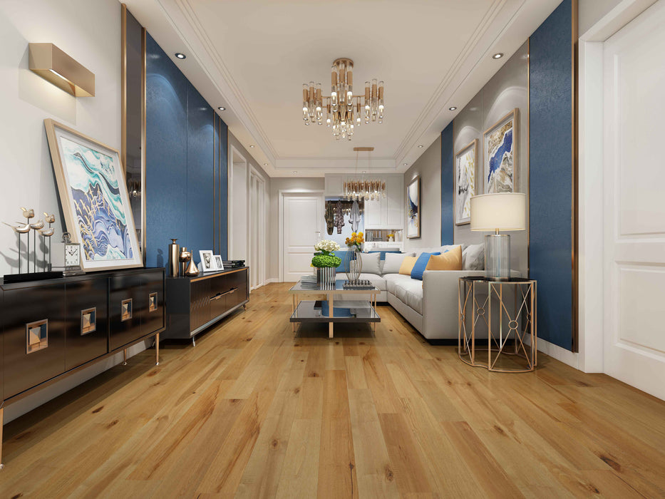 Create Flooring - Sonoma - 4 3/4 in. Birch Solid Hardwood - Wheat Room Scene