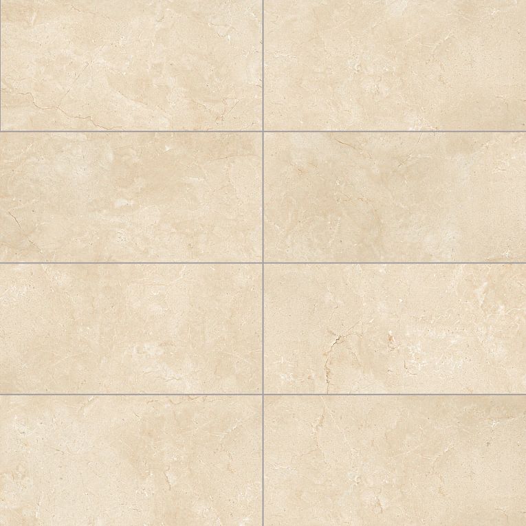 Arizona Tile - Themar Series - 12" x 24" Rectified Matte Porcelain Tile - Crema Marfil