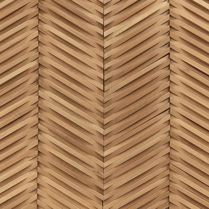 DuChateau - Curva Chevron Wall Coverings - Natural Oak