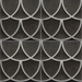Arizona Tile - Curve 8x8 Matte Porcelain Mosaic - Black