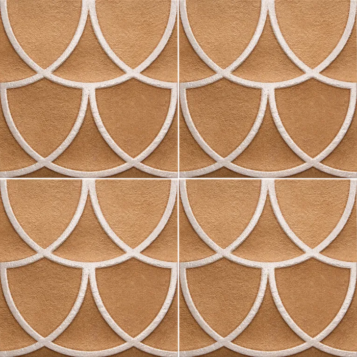Garzon Tile Arizona Tile - Curve 8x8 Matte Porcelain Tile - Cotto — Floorzz